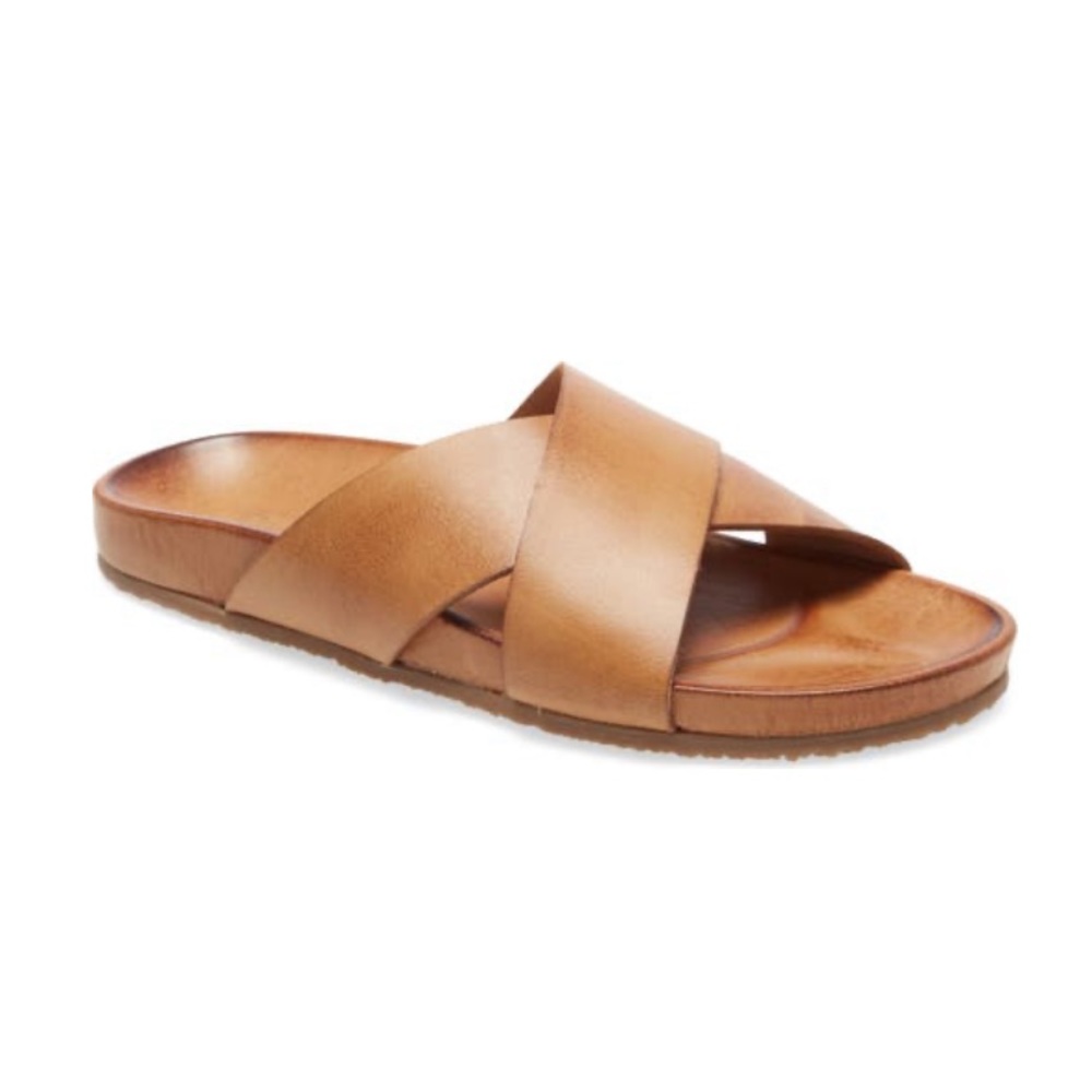 Seychelles Lighthearted Slide Sandal in Tan